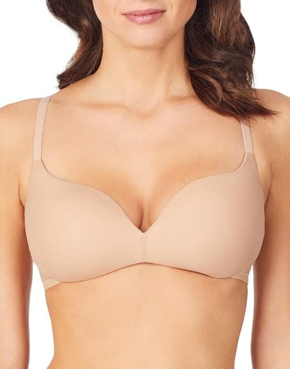 NWT $65 Le Mystere US 34D Women's Natural Sheer Seduction Wireless Bra 5325